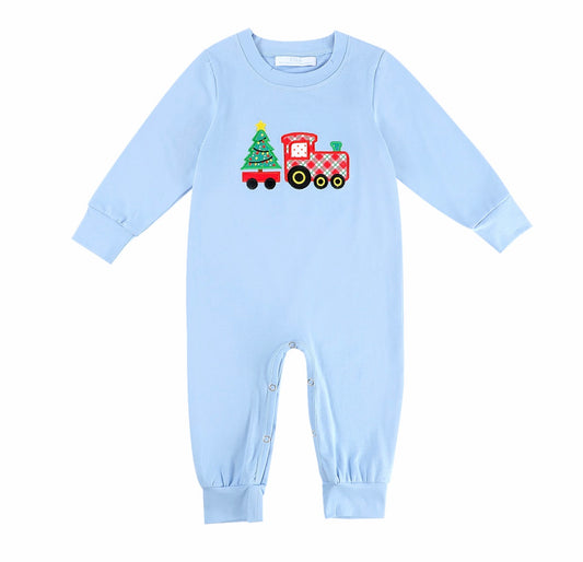 Sample Christmas Train Romper