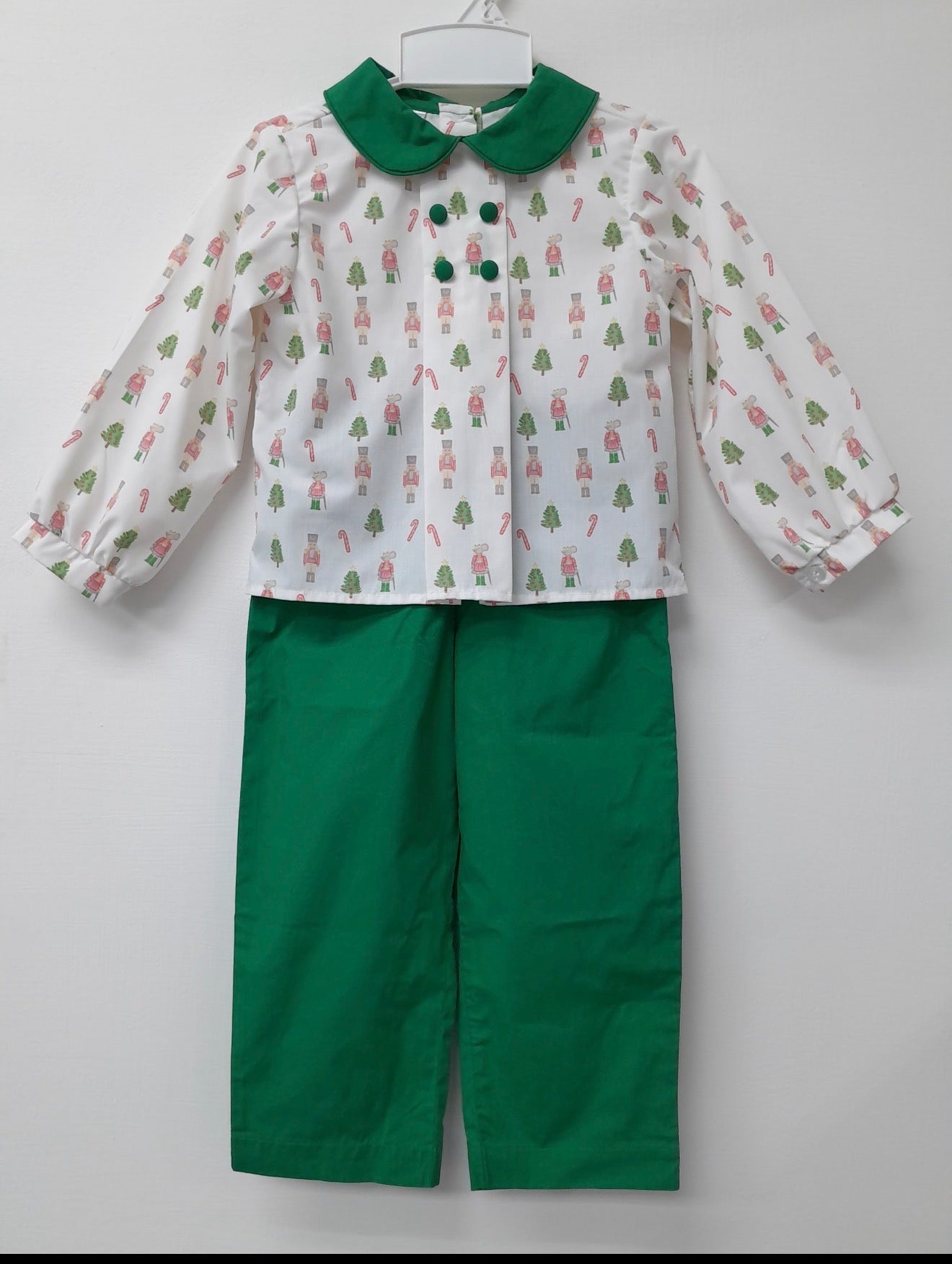 Sample Nutcracker Print Boy Pant Set