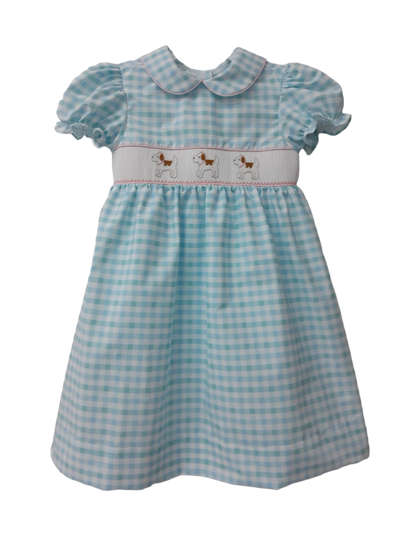 Smocked Puppy Dress