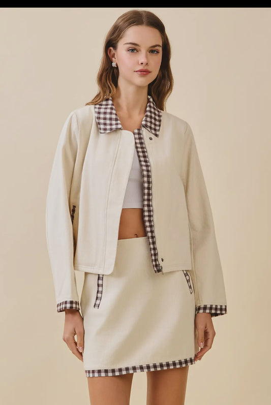Gingham Jacket