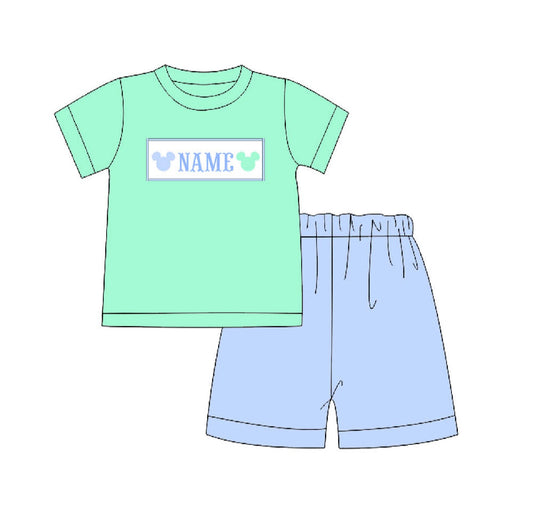 PO55-Custom Mouse Boy Short Set
