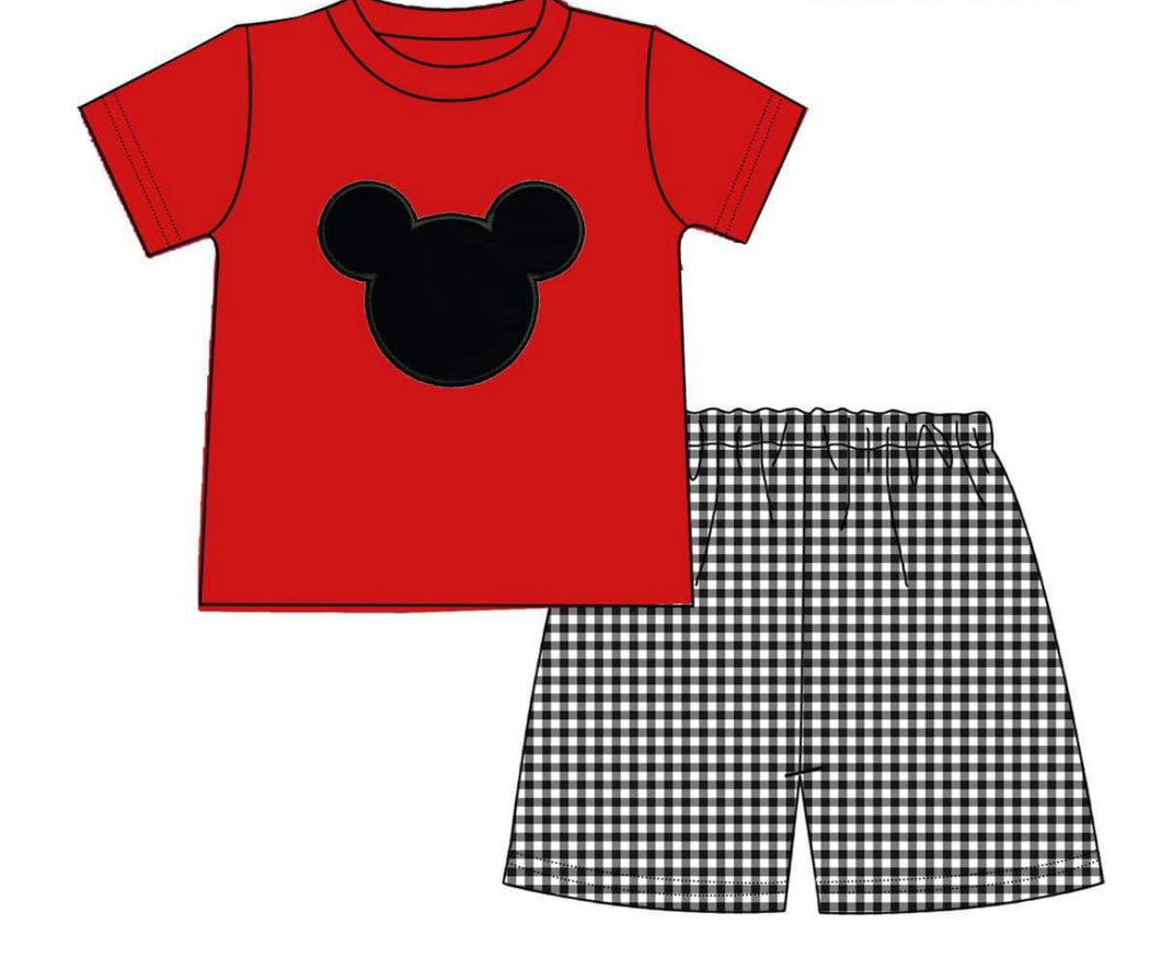 Pre Order Ships Early February Boy Mouse Short Set
