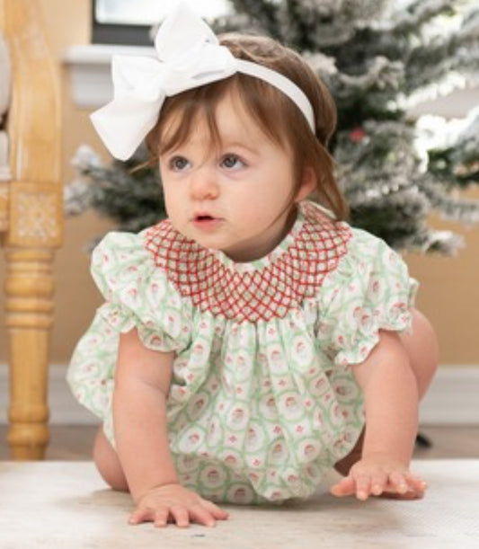 Santa Smock Girl Bubble