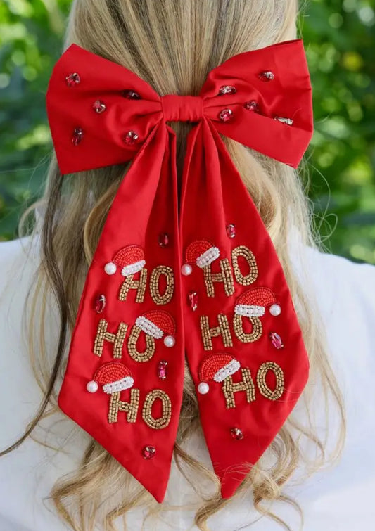 Ho Ho Ho Hair Bow