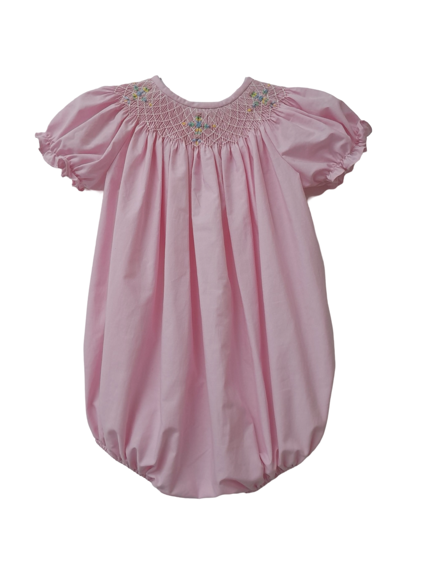 Smocked Cross Rosette Bubble