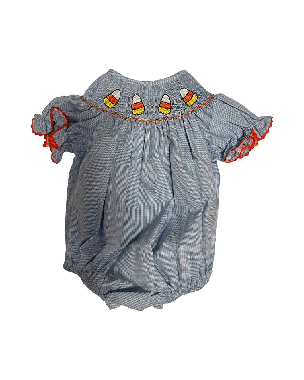 Ships Now Smocked Candy Corn Bubble