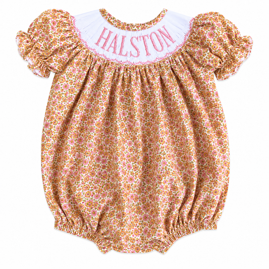 Halston  Custom Floral Bubble