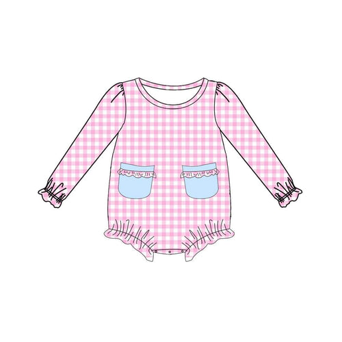 Preorder Ships Early October Pink Gingham Bubble