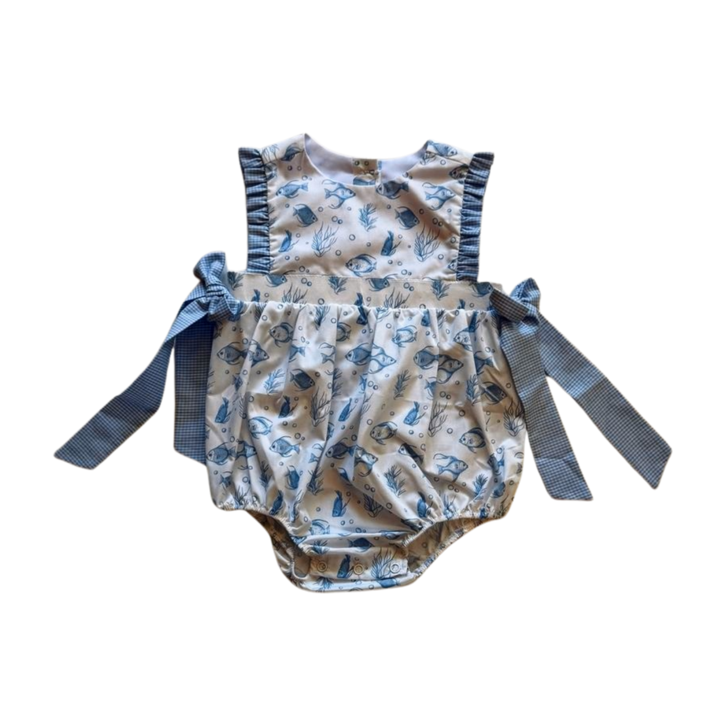 *Fish Print Girl Bubble