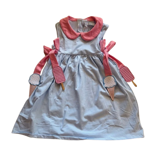 Ice Cream Girl Side Tag Dress