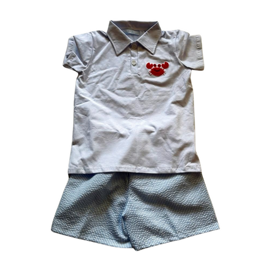 Crab Boy Polo Set
