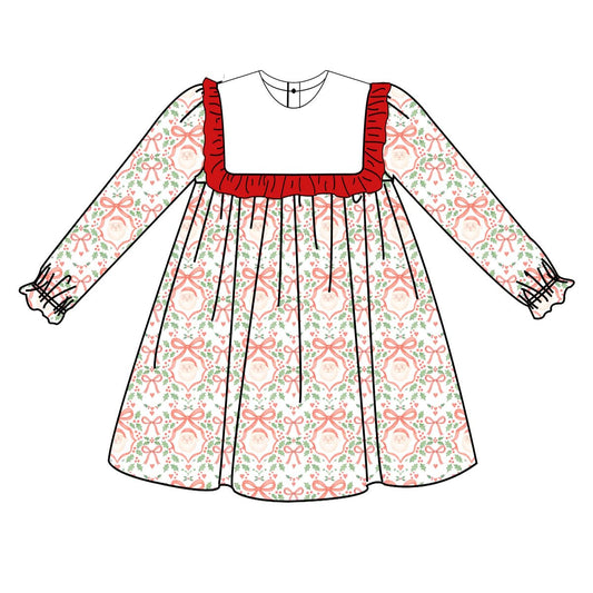 PO-50 Santa Bow Bib Dress