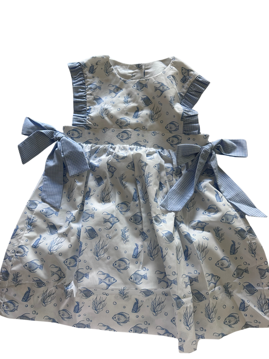 *Fish Print Dress