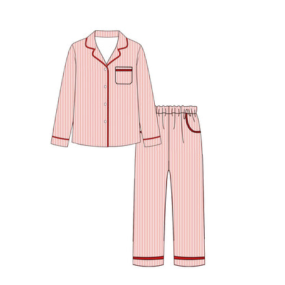 PO27-Candy Cane Lane Stripe Men's Pajamas