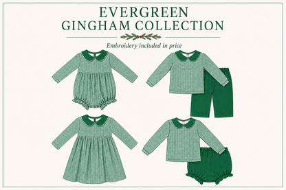 PO29-Evergreen Gingham Baldwin Dress