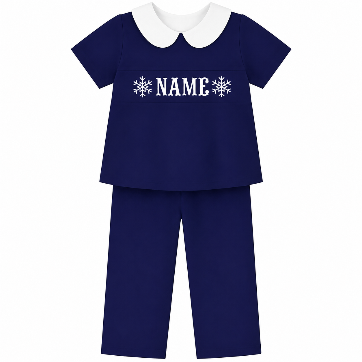 PO35-Custom Name Winter Wonderland Pant Set