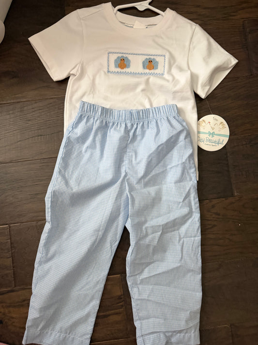 Sample Turkey Smock Pant Set