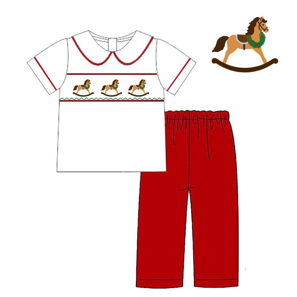 PO39-Rocking Around Christmas Short Sleeve Pant Set