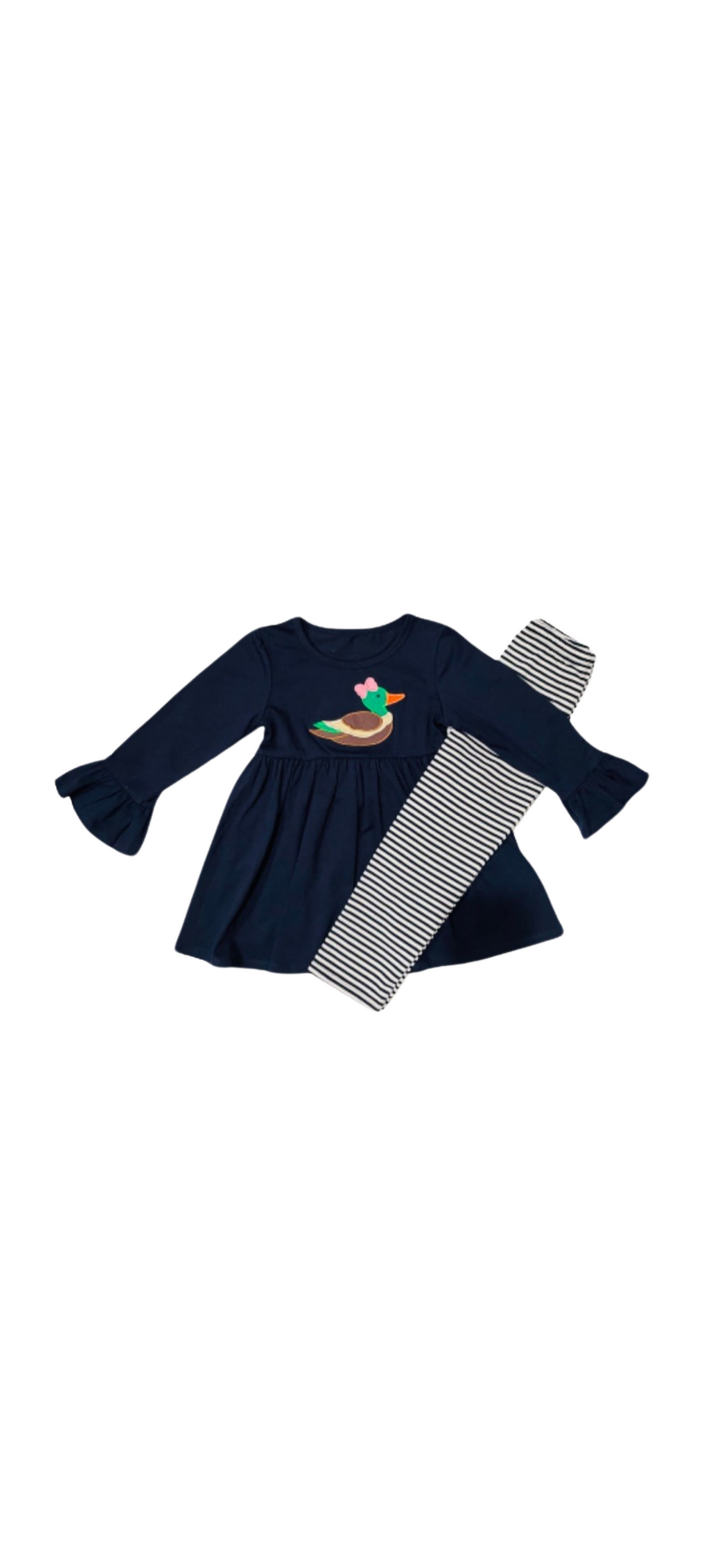 Mallard Knit Ruffle Pant Set