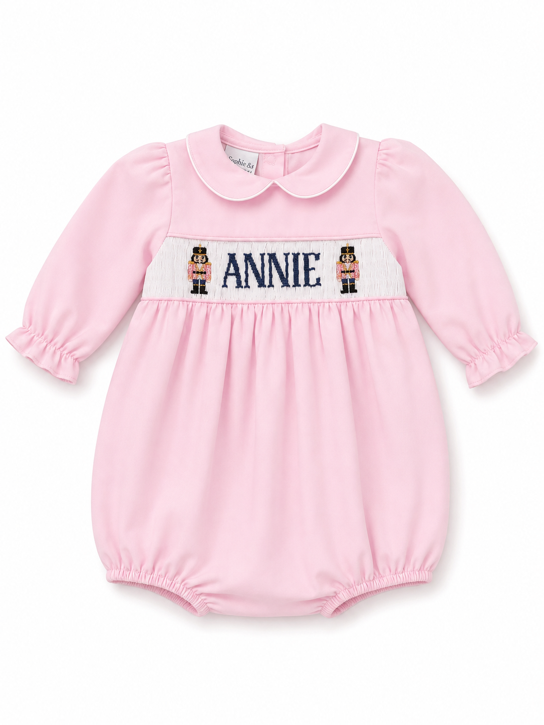 PO52-Custom Nutcracker Name Smock Girl Bubble