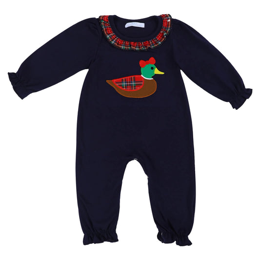 PO-47 Mallard Holiday Girl Romper