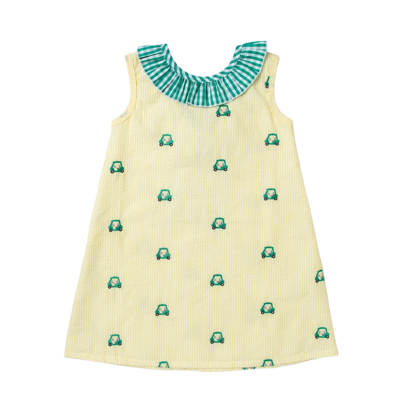 Golf Cart Embriodery Dress