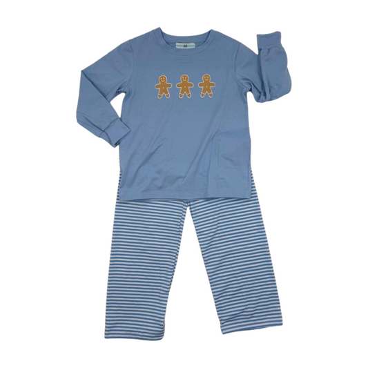 Gingerbread Applique Boy Pant Set