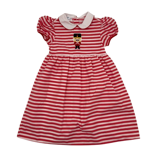 Nutcracker Solider Applique Girl Dress