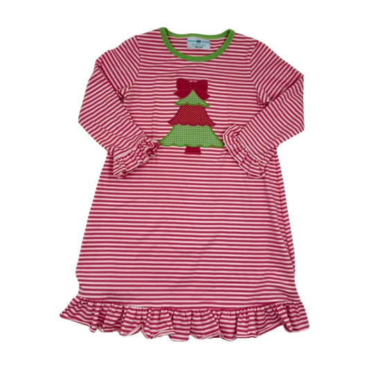 Christmas Tree Applique Dress