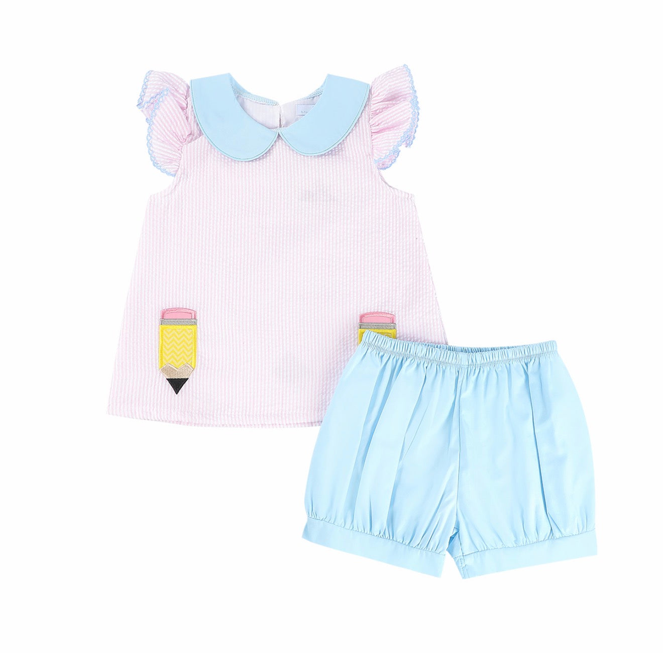 Pencil Girl Bloomer Set