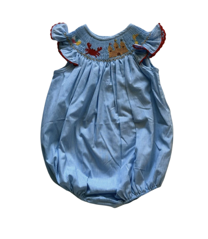 *Smocked Beach Day Bubble
