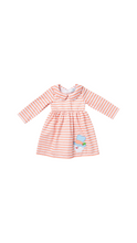 Ships Now Salmon Snowman Dress