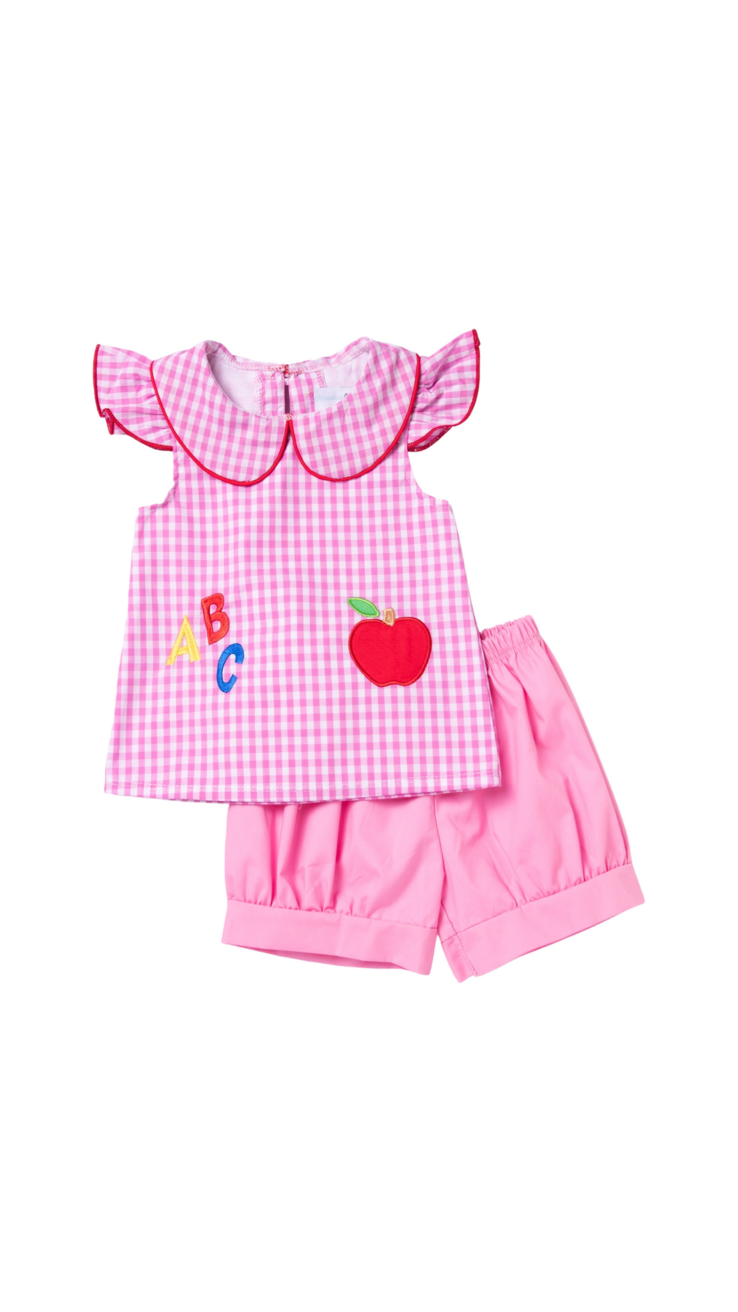 Ships Now Pink Back to School Bloomer Set