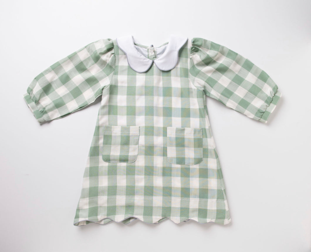 Ships Now Sage Buffalo Dress