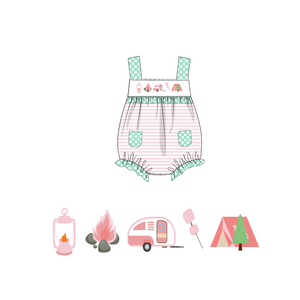 Ships Now Smocked Pastel Campfire Collection