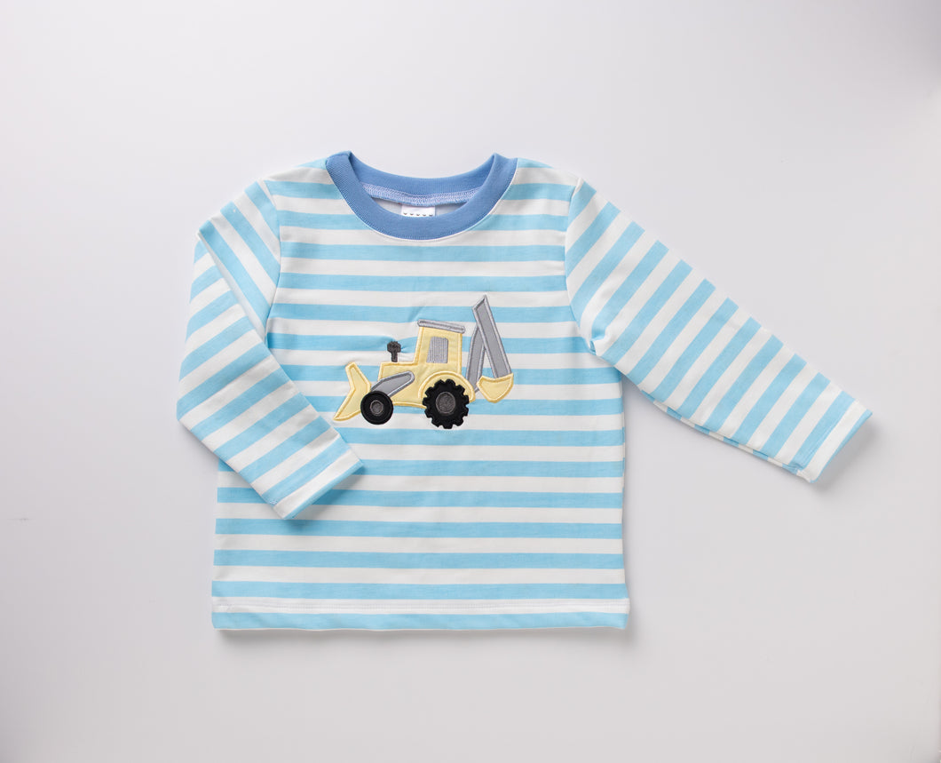 Dump Truck Knit Long Sleeved Shirt