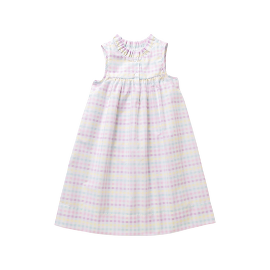 Pastel Plaid Spring Dress