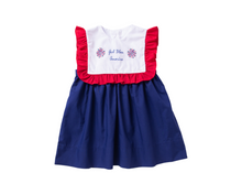 Ships Now Red White and Blue  Sleeveless Dress