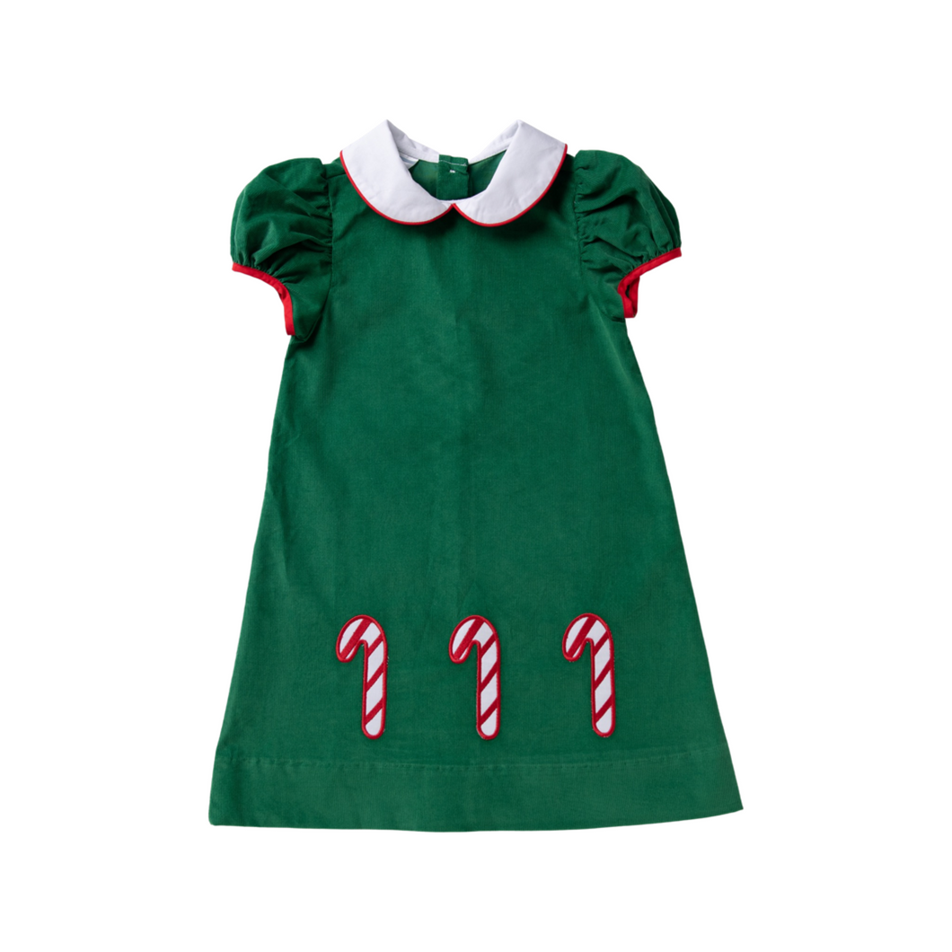 Candy Cane Corduroy Dress